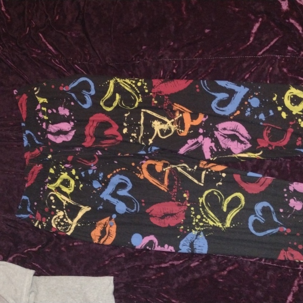 Multi colored pajama pants